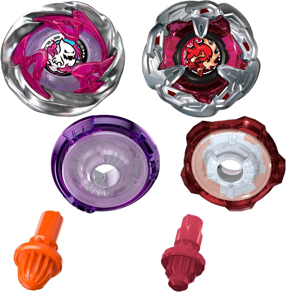 HASBRO Circle Ghost & Chain Incendio Beyblade X Dual Pack G1687