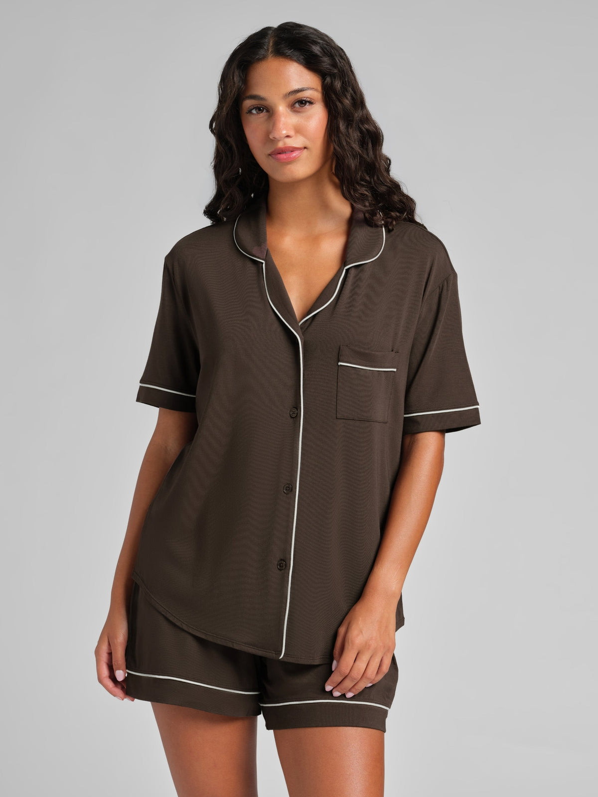 Luna Lounge Short Sleeve Short PJ Set