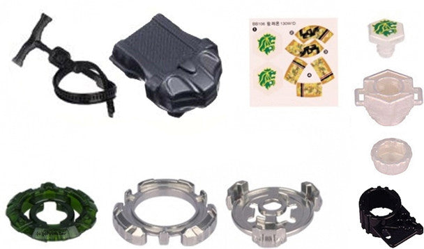 Fang Leone 130W2D Metal Fury Beyblade Starter BB-106