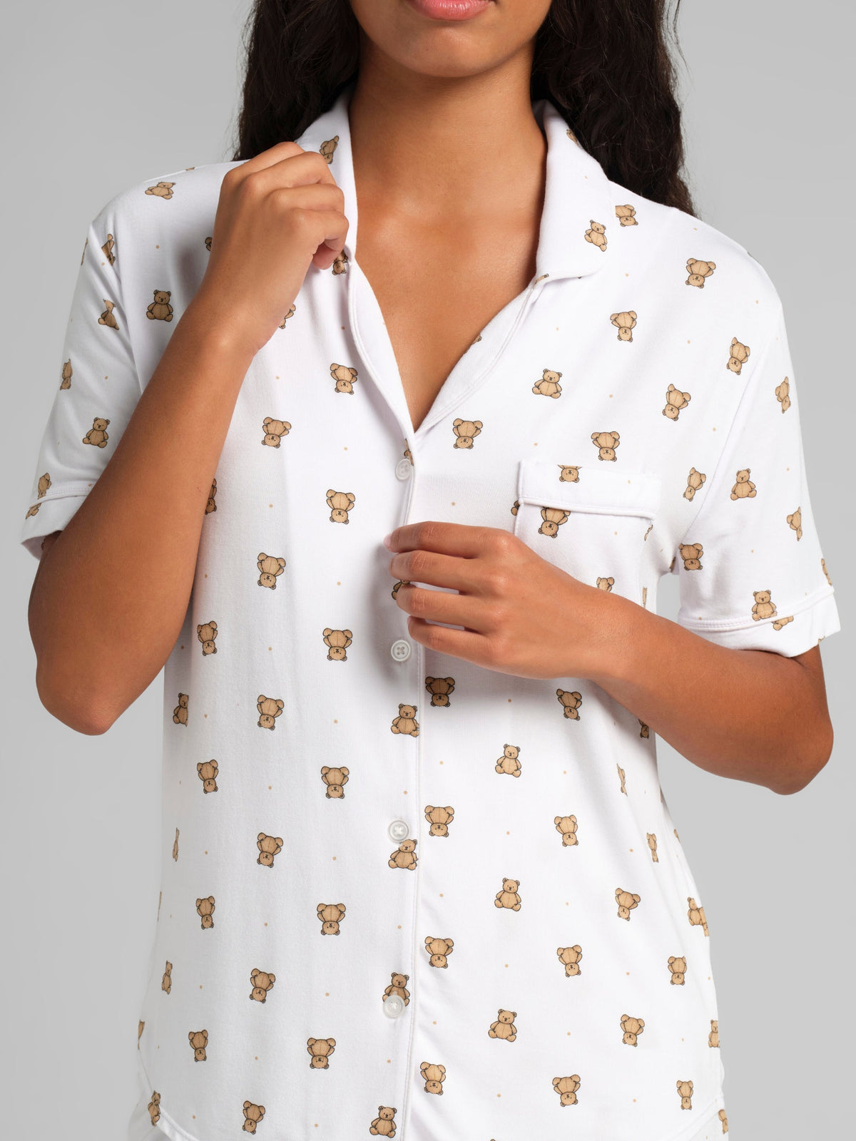 Luna Lounge Short Sleeve Short PJ Set