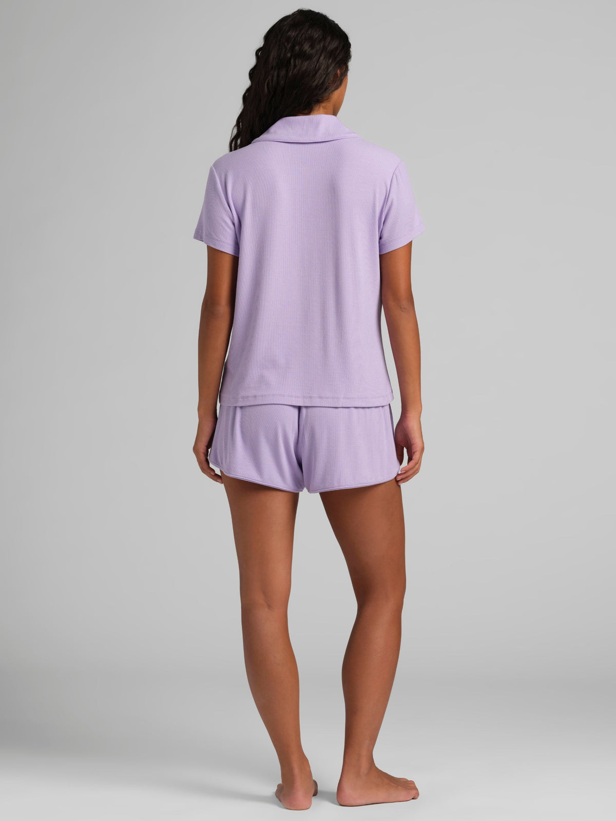 Slinky Rib Short Sleeve PJ Set