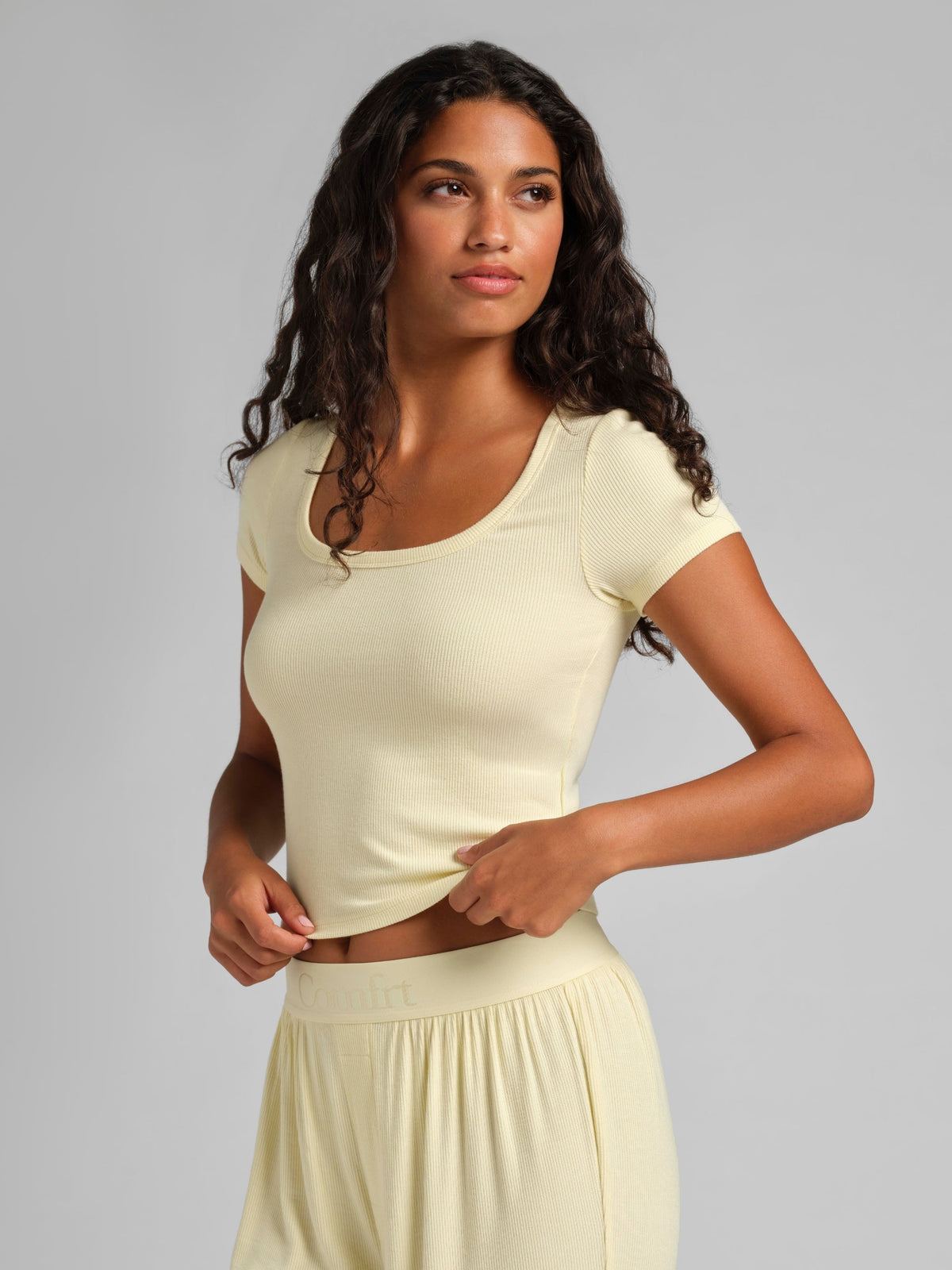 Slinky Rib Baby Tee
