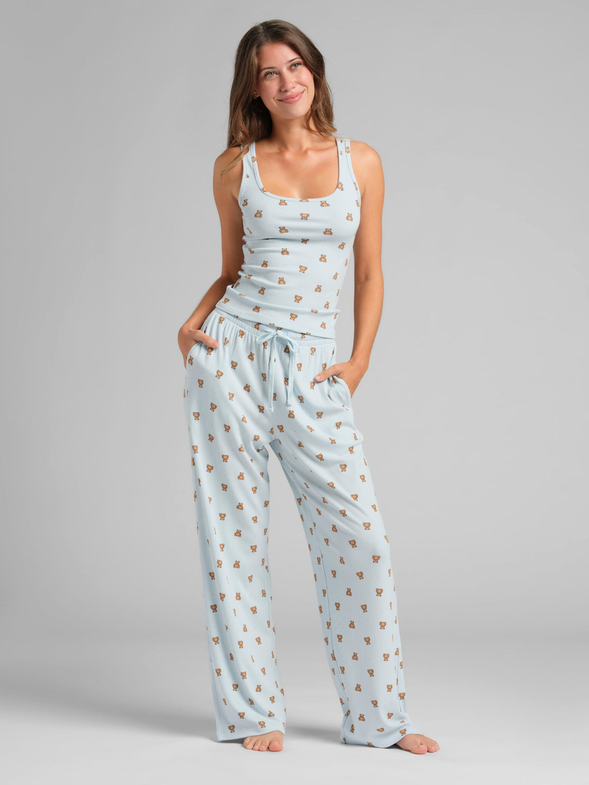 Rib Contour Waist Length Tank