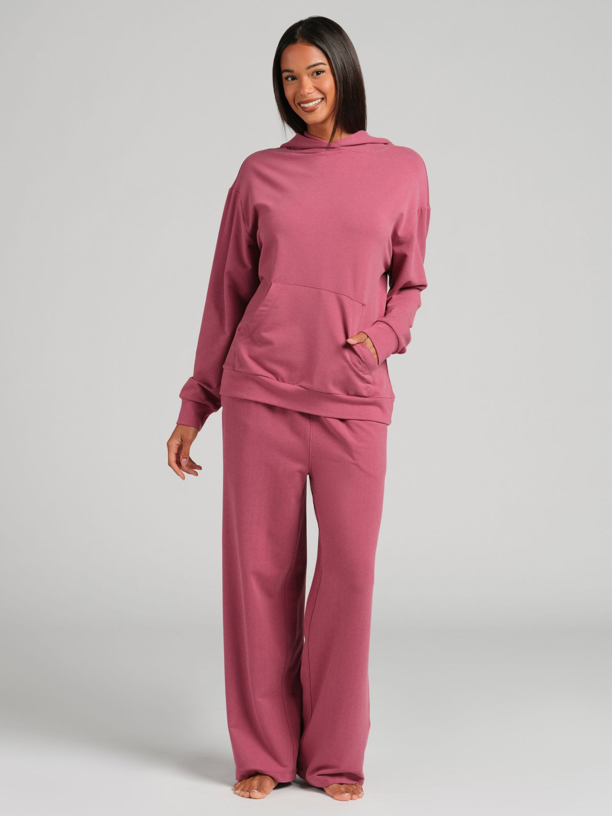 Luxe Terry Lightweight Straight Leg Pants