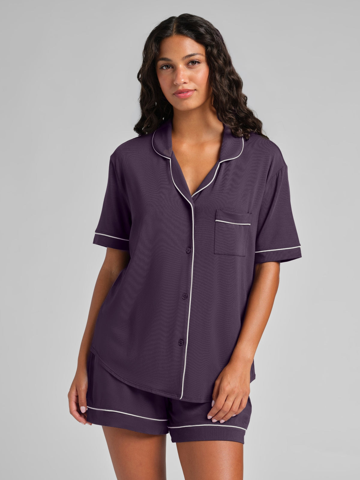 Luna Lounge Short Sleeve Short PJ Set