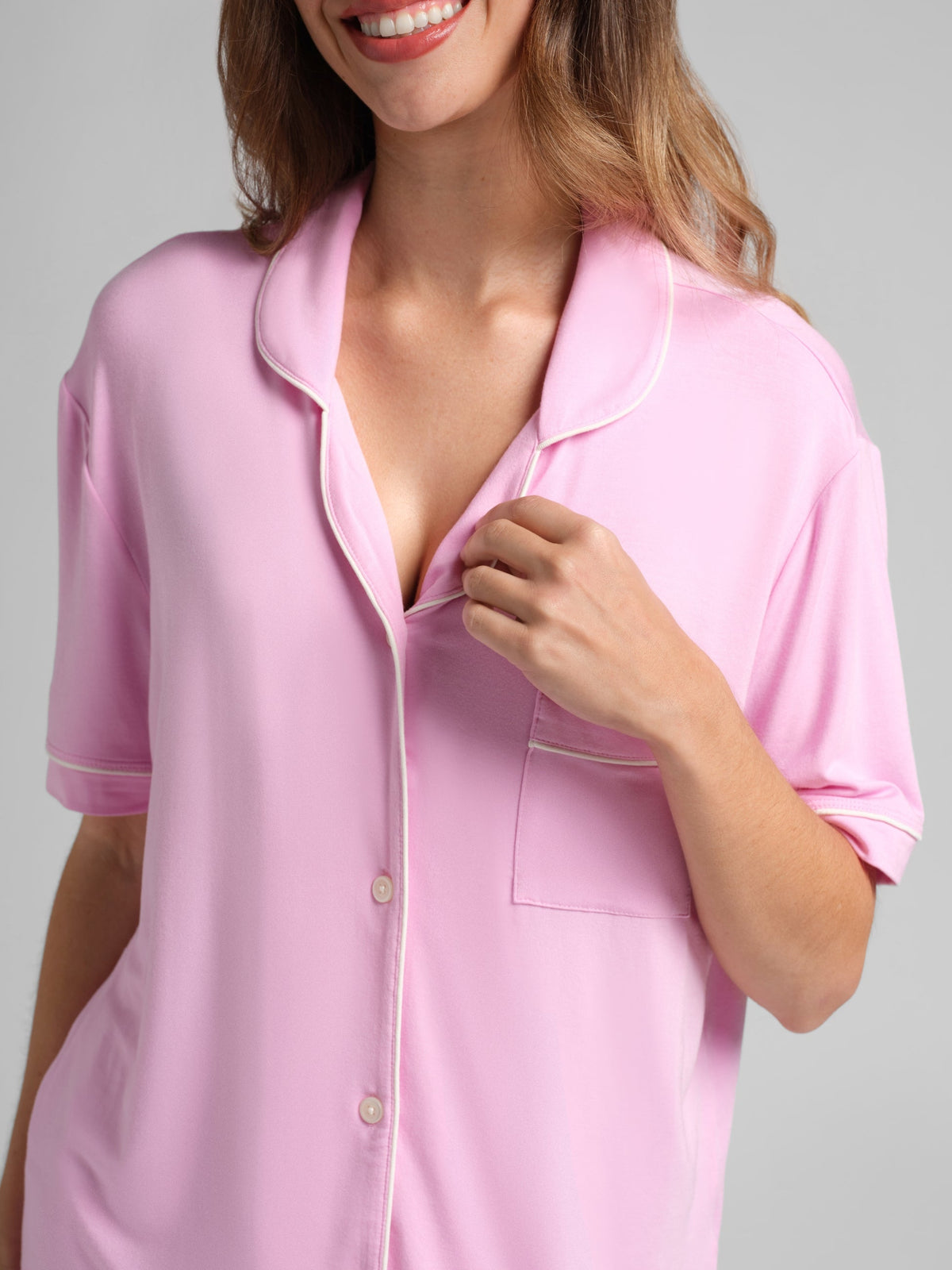 Luna Lounge Short Sleeve Short PJ Set
