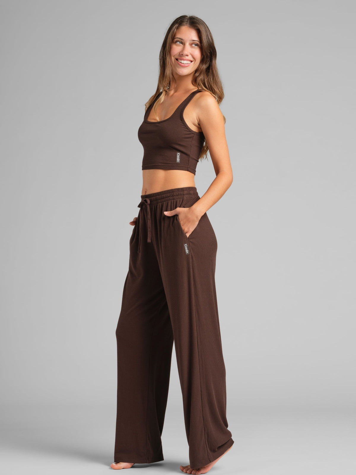 Rib Contour Pants