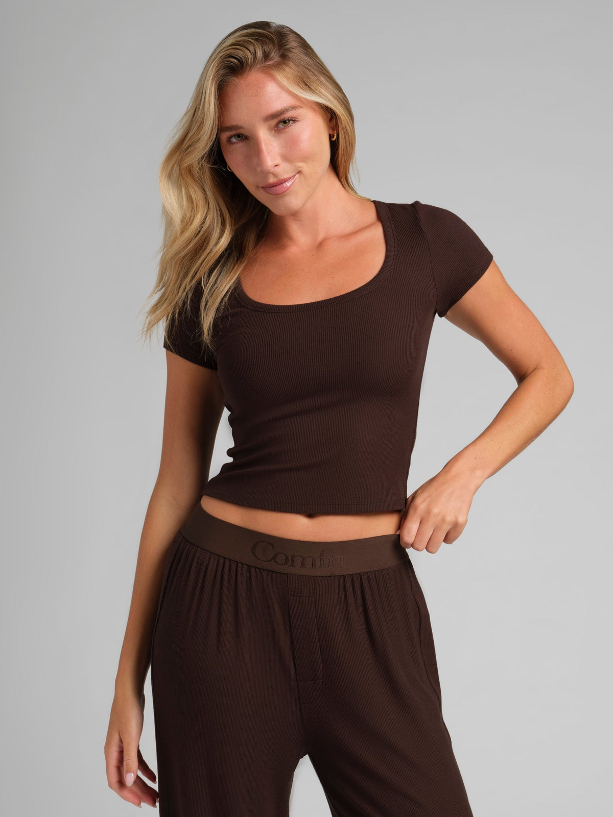 Slinky Rib Baby Tee