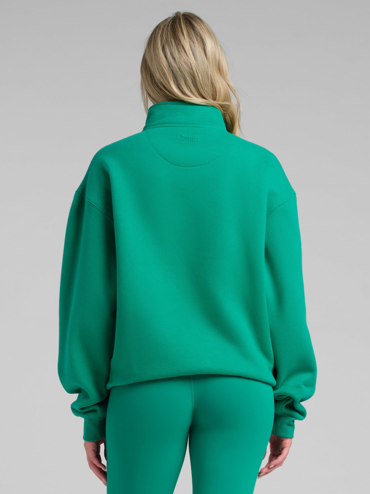 Basic Quarter Zip Mock Neck