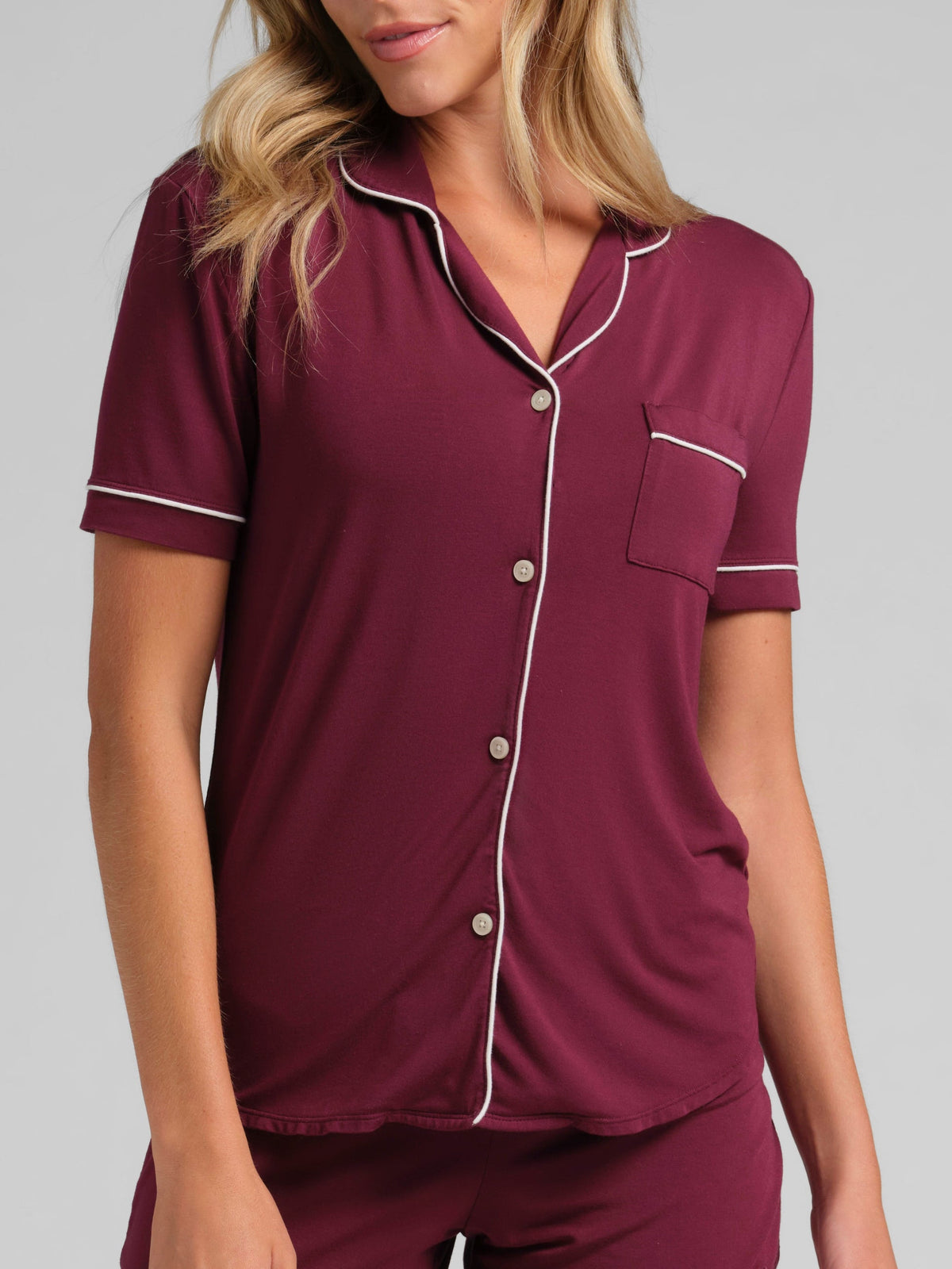 Luna Lounge Short Sleeve Short PJ Set
