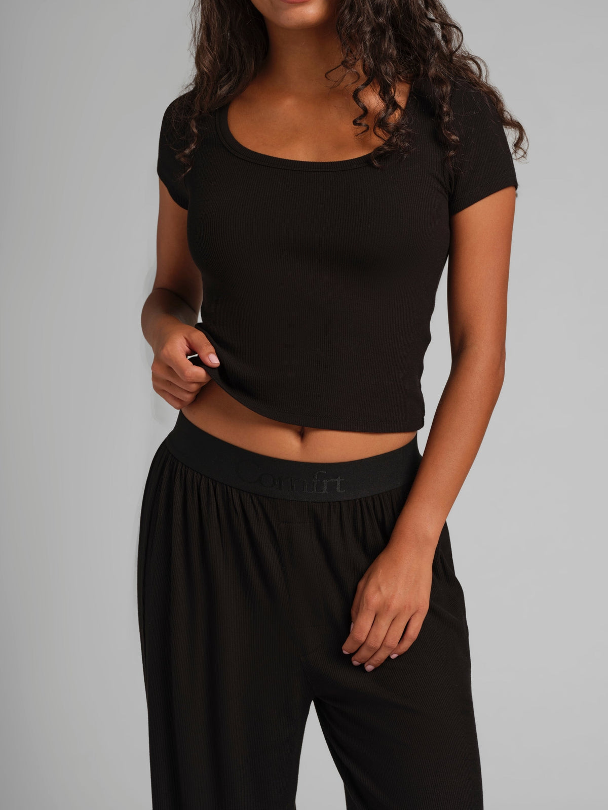 Slinky Rib Baby Tee