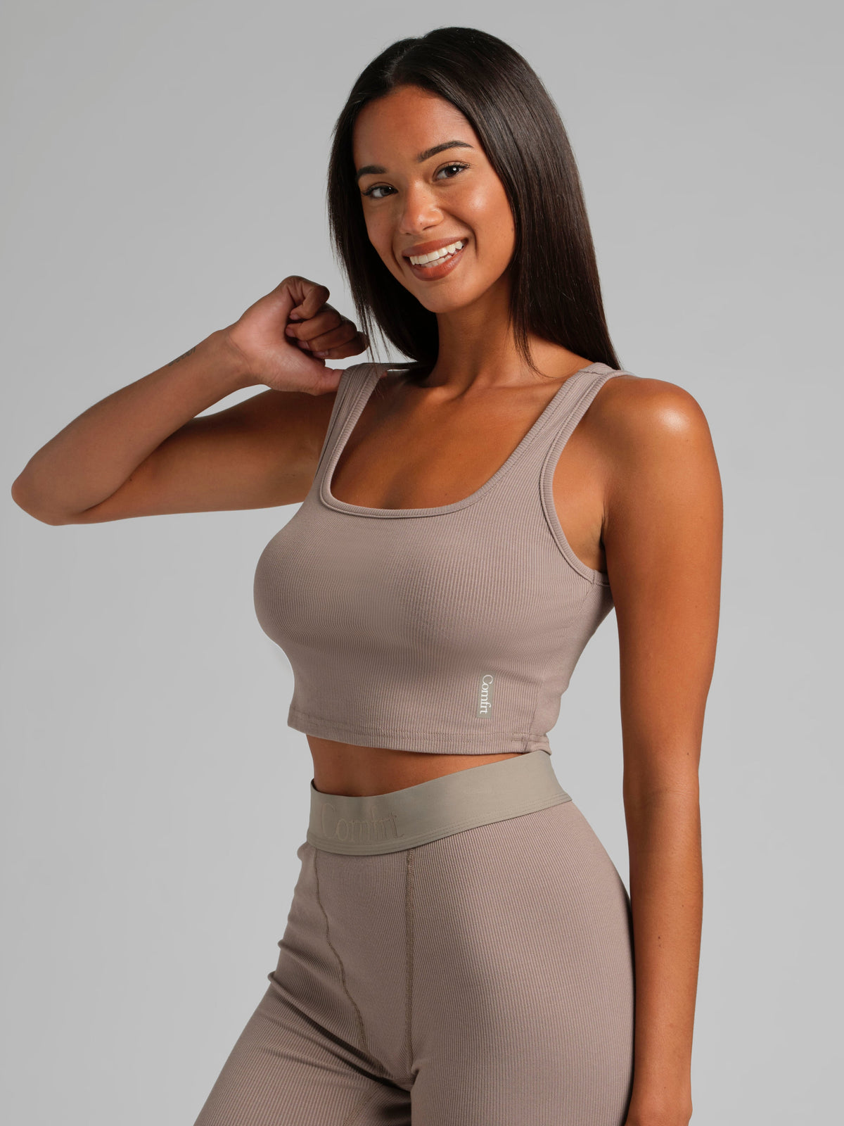 Rib Contour Crop Tank