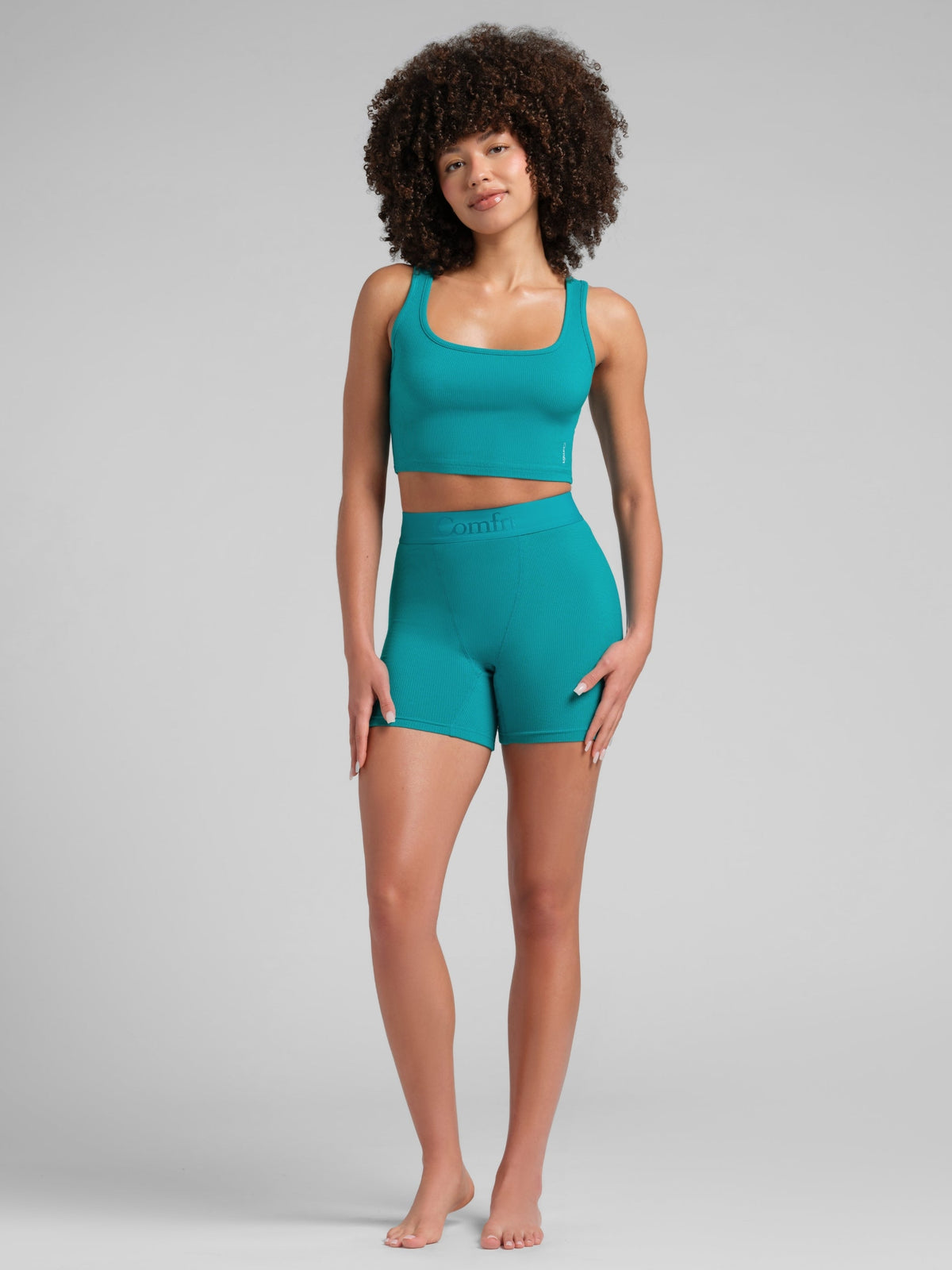 Rib Contour Crop Tank
