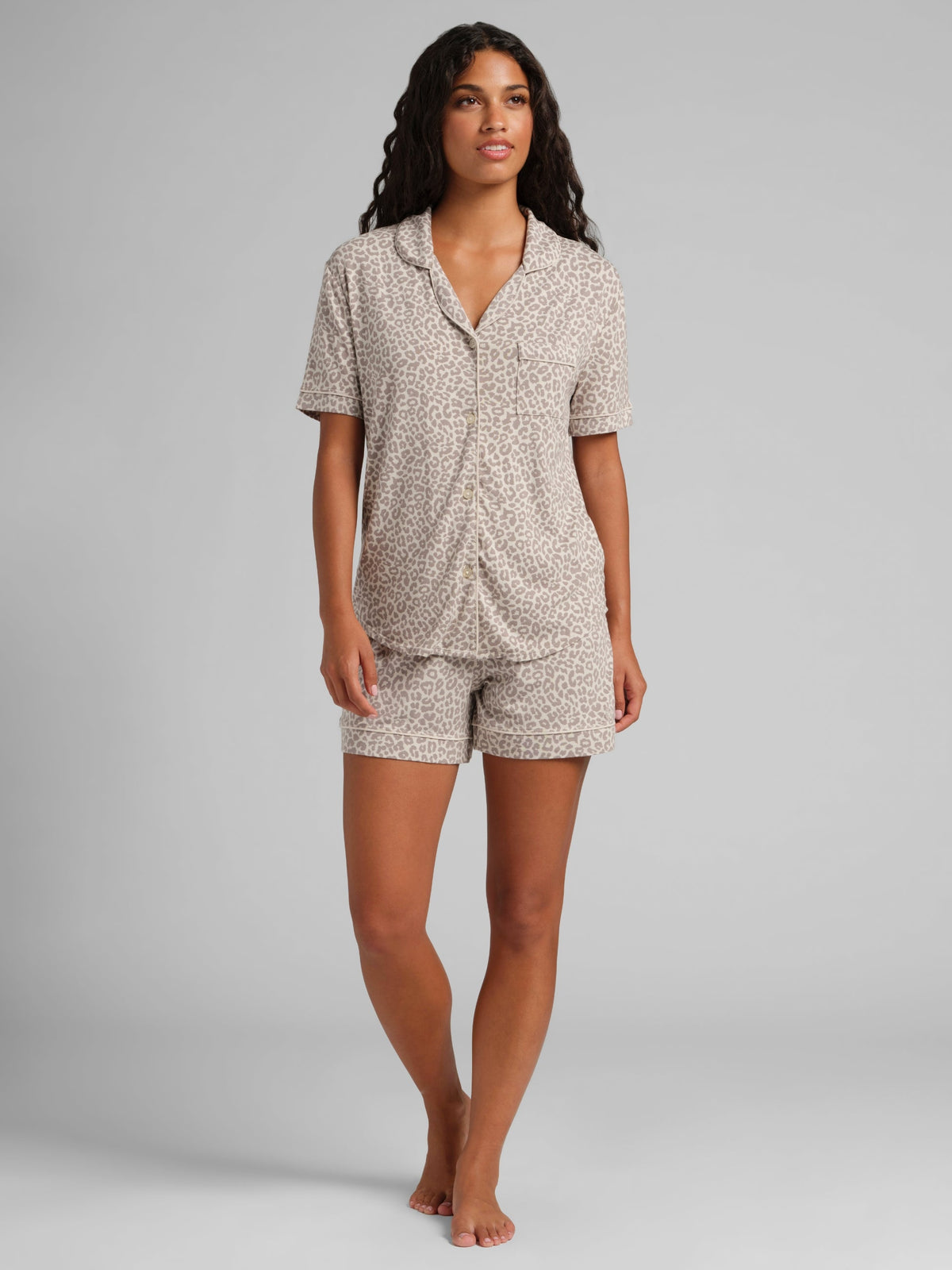 Luna Lounge Short Sleeve Short PJ Set