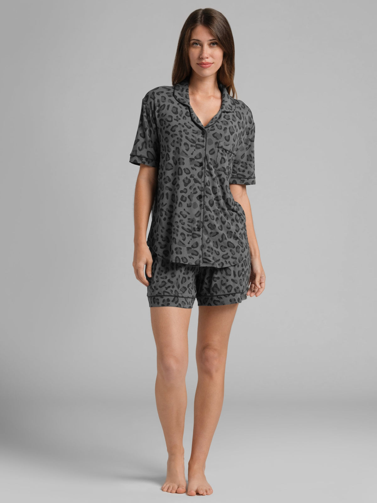 Luna Lounge Short Sleeve Short PJ Set