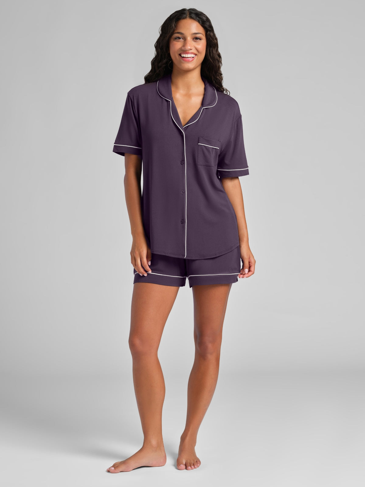 Luna Lounge Short Sleeve Short PJ Set