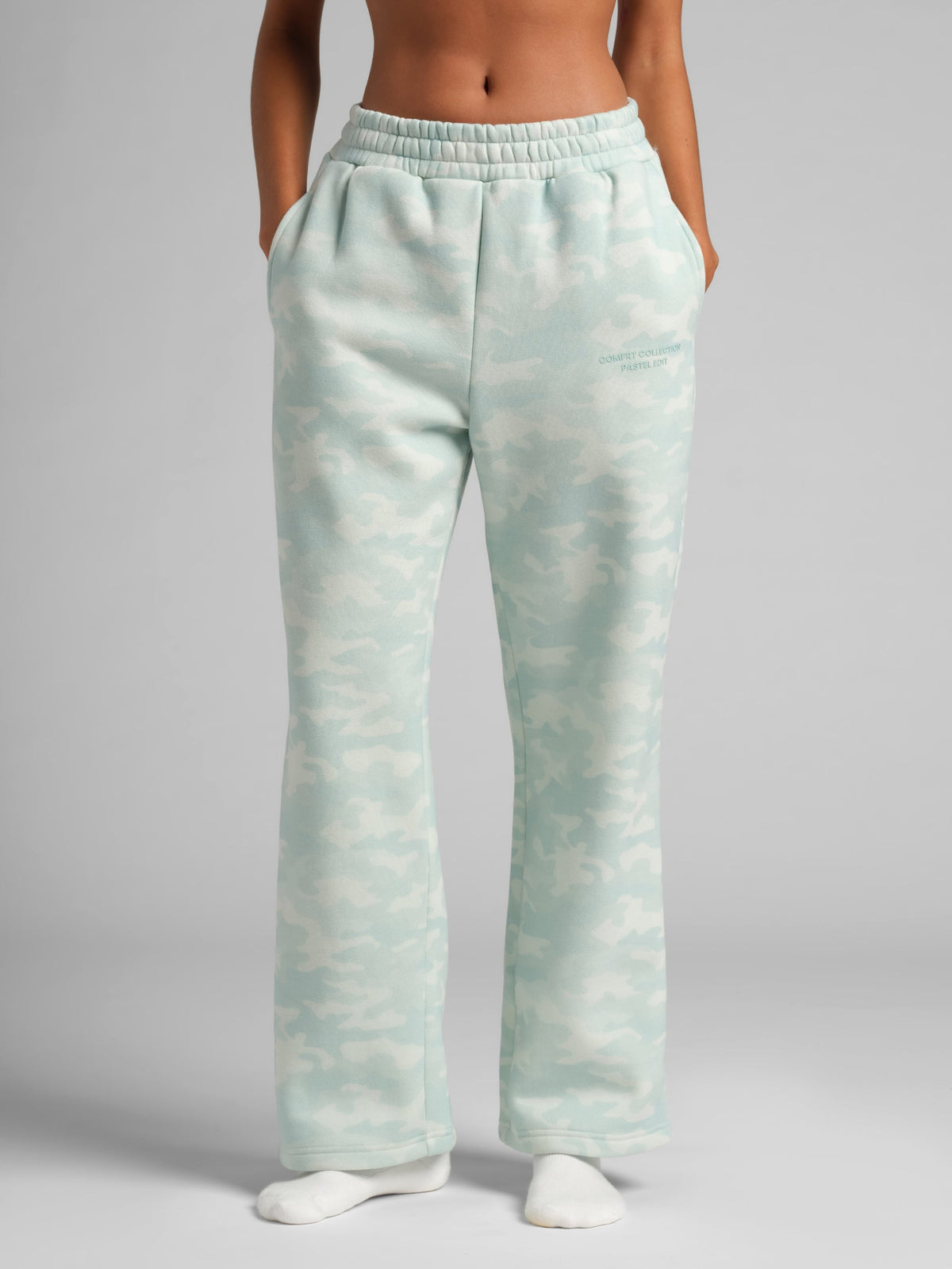 Camo Straight Leg Sweatpants