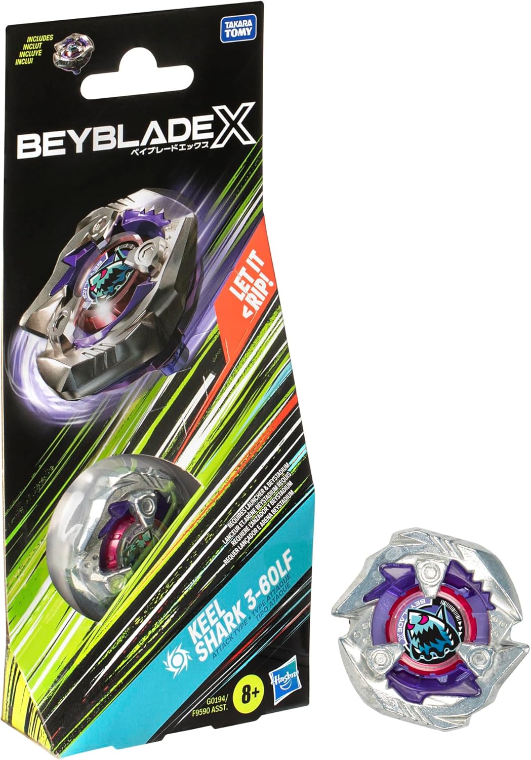 Hasbro Beyblade X Keel Shark Edge 3-60LF