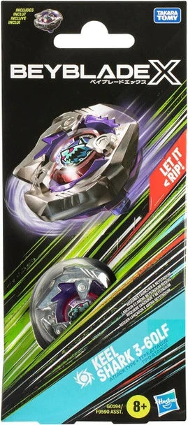 HASBRO Keel Shark 1-60LF Beyblade X Booster
