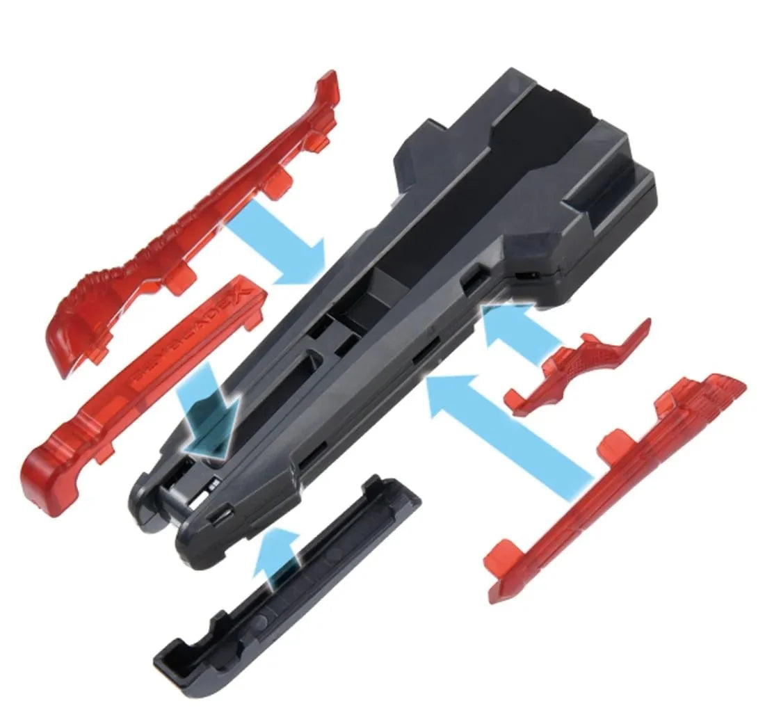 Takara Tomy Beyblade X BX Grip and Gear Bundle (BX-40,BX-41)