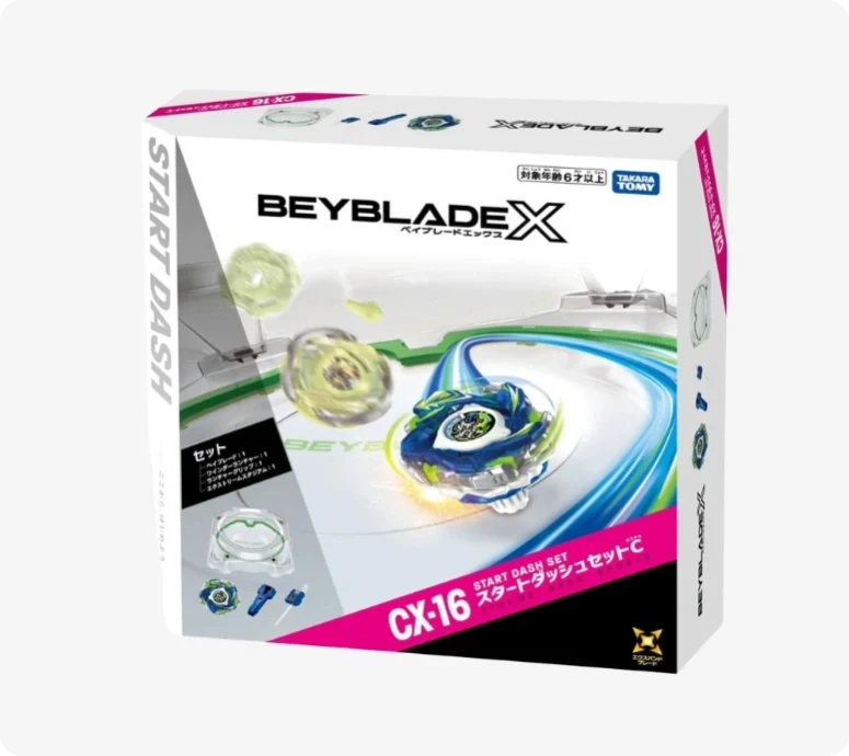 Takara Tomy Beyblade X CX-16 Start Dash Set