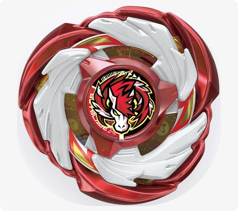 Takara Tomy Beyblade X CX-00 Pegasus Blast ATr Starter - Metal Coat Red