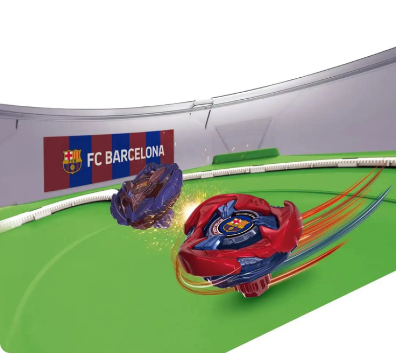 Takara Tomy Beyblade X UX-00 Bey Kick Off Set FC Barcelona Ver