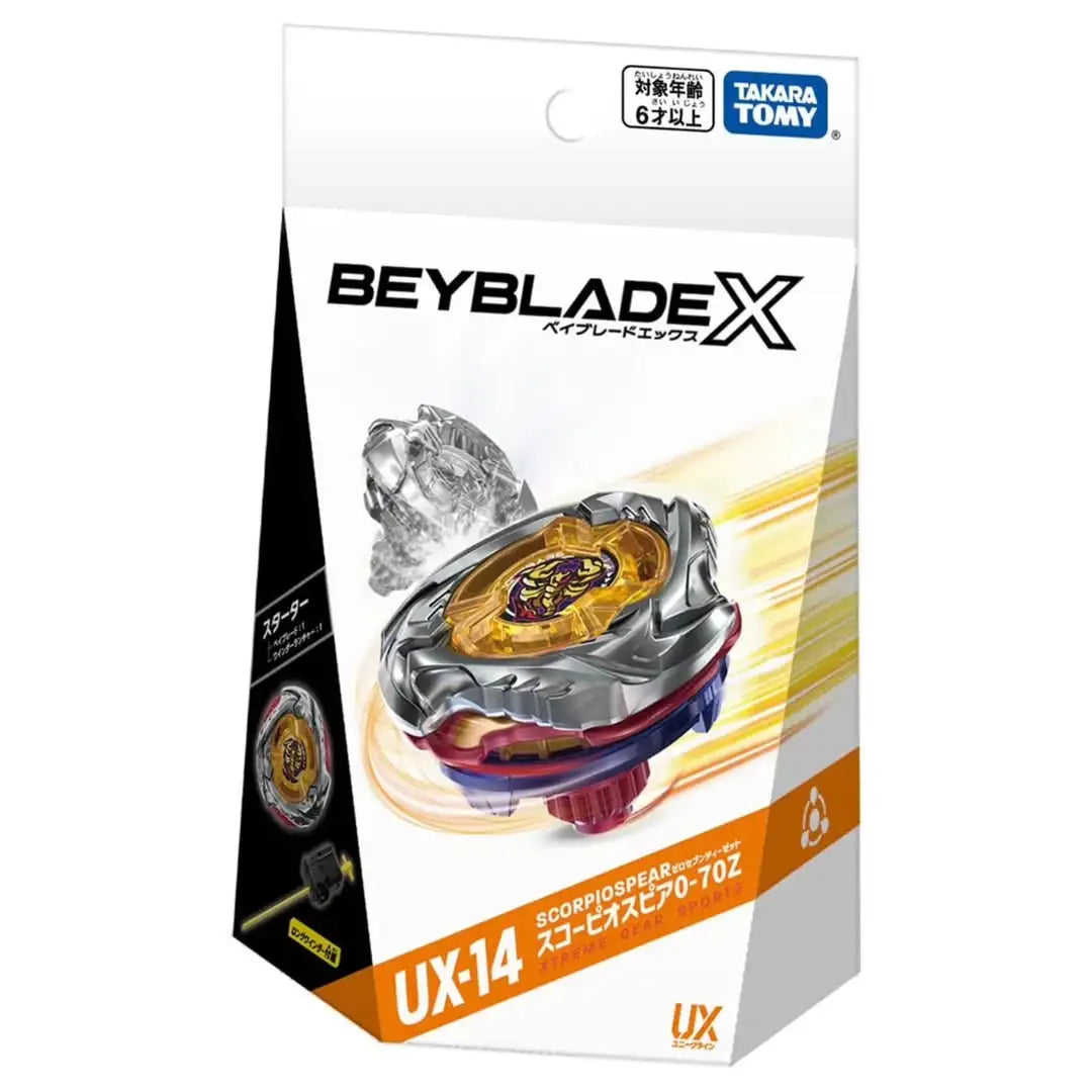 Takara Tomy Beyblade X UX-14 ScorpioSpear 0-70Z Starter (Canada)