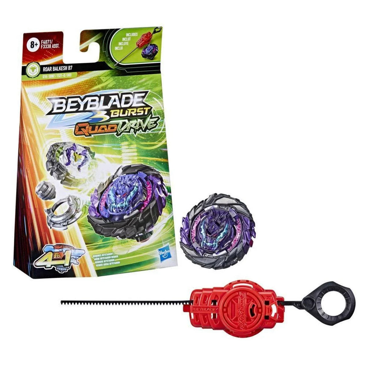 F4071 HASBRO Roar Balkesh B7 Burst DB QuadDrive Beyblade