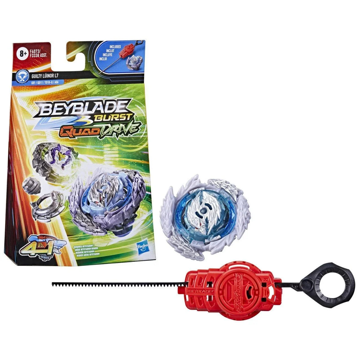 HASBRO Guilty Luinor L7 Burst DB QuadDrive Beyblade F4073